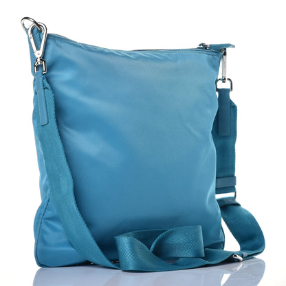 Prada Tessuto Nylon Messenger Bag Turchese 3 of 8