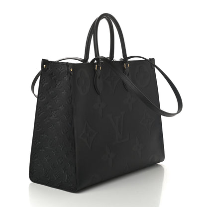 Louis Vuitton Empreinte Monogram Giant Onthego GM Black 3 of 9