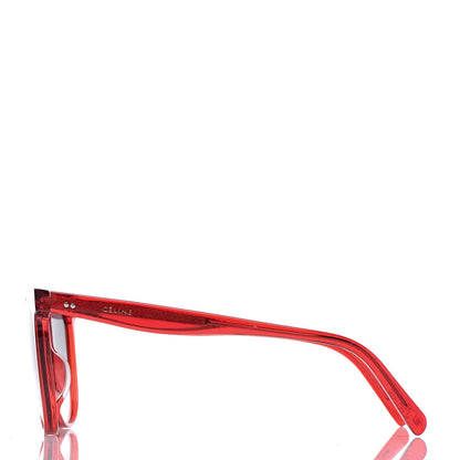 Celine Acetate CL40022F Sunglasses Red 3 of 7