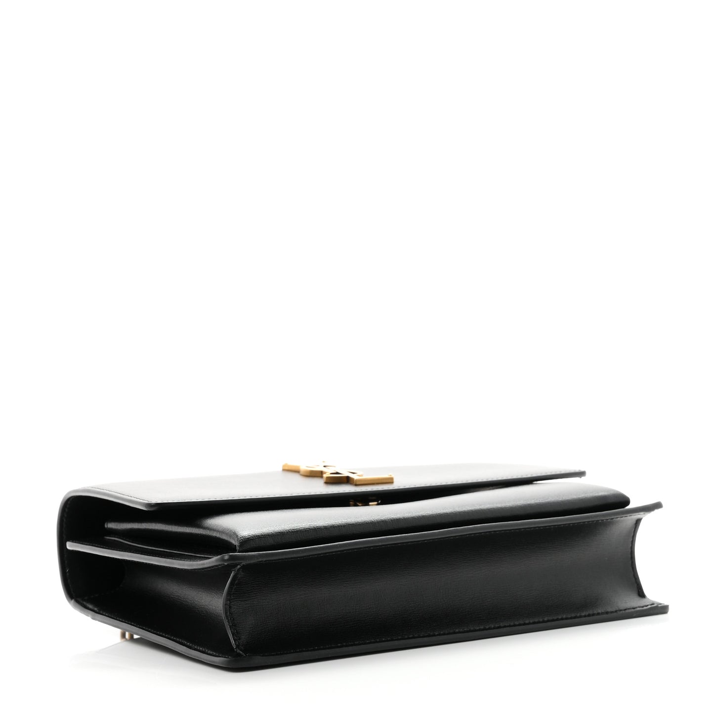 Smooth Calfskin Medium Monogram Sunset Satchel Black