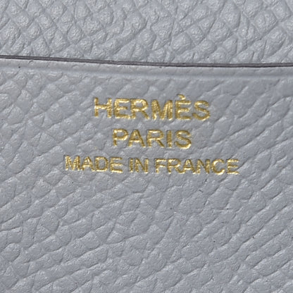 Hermes Epsom Bearn Gusset Wallet Gris Mouette 6 of 8