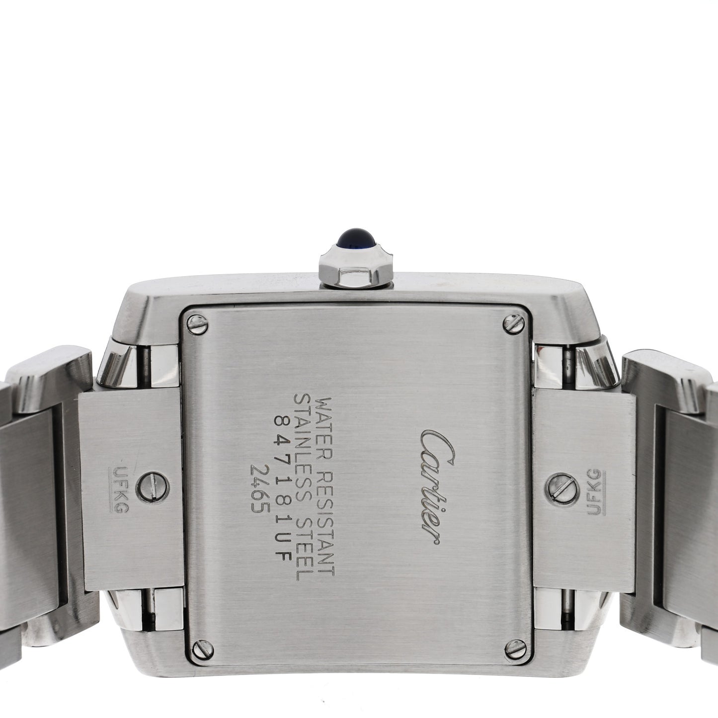 Stainless Steel 25mm Tank Francaise Quartz Watch