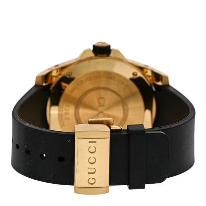 Gucci Stainless Steel Rubber 45mm Dive Snake Quartz Watch Black 3 of 5