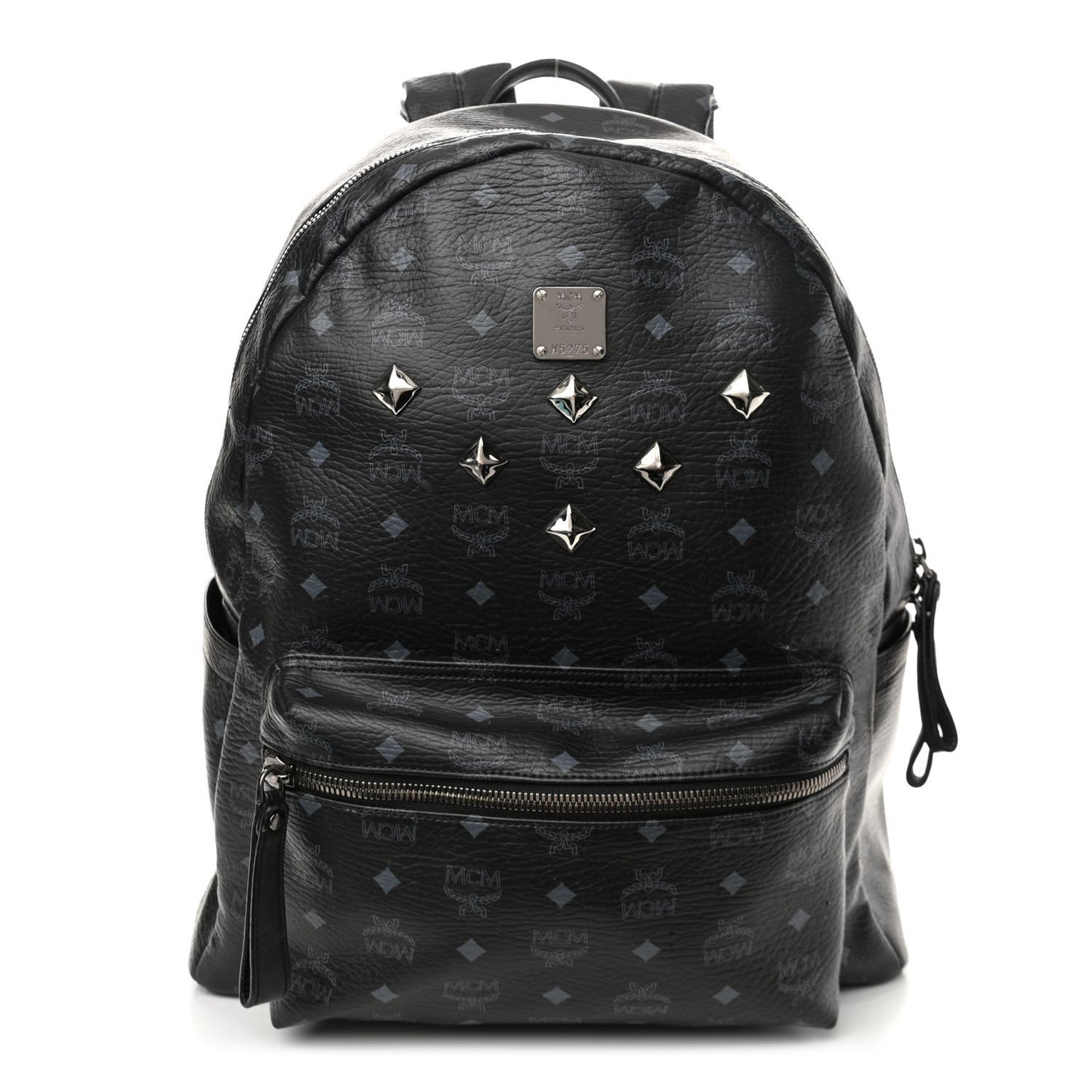 Visetos Medium Sprinkle Stud Stark Backpack Black
