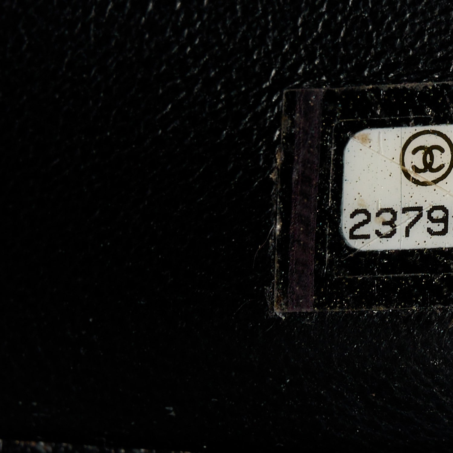 Chanel Crumpled Calfskin Quilted Jumbo Double Flap So Black 8 of 11