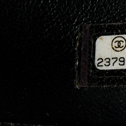 Chanel Crumpled Calfskin Quilted Jumbo Double Flap So Black 8 of 11