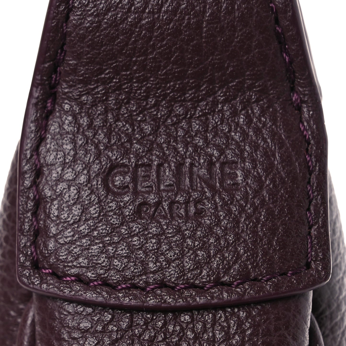 Supple Grained Calfskin Teen Lulu Shoulder Bag Deep Burgundy