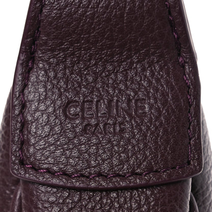 Celine Supple Grained Calfskin Teen Lulu Shoulder Bag Deep Burgundy 6 of 13