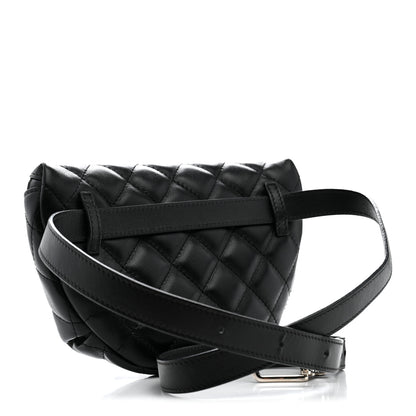 Chanel Calfskin Quilted Uniform Waist Belt Bag Black 3 of 13
