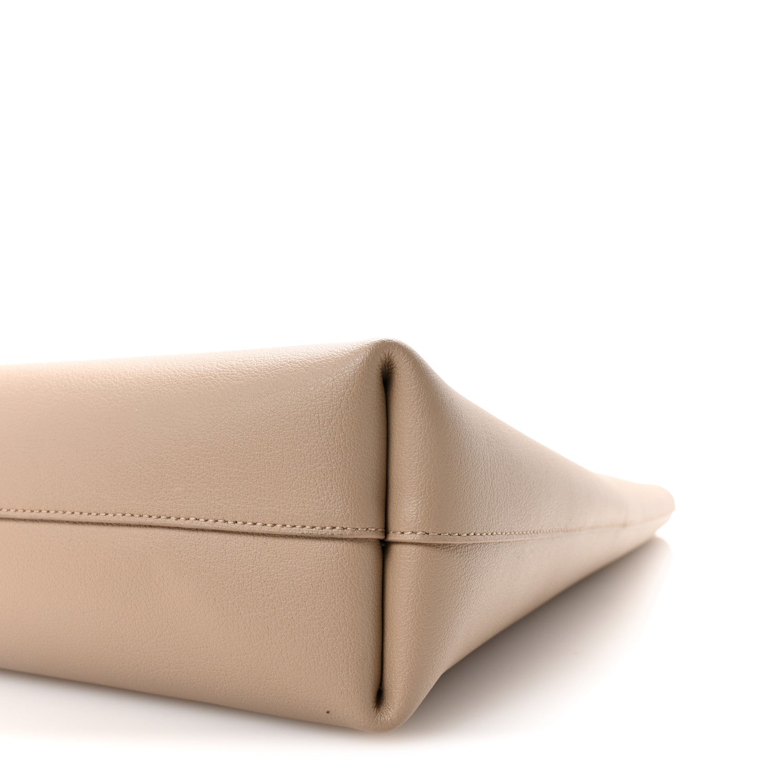 Saint Laurent Calfskin North-South Shopping Tote Dark Beige 10 of 10