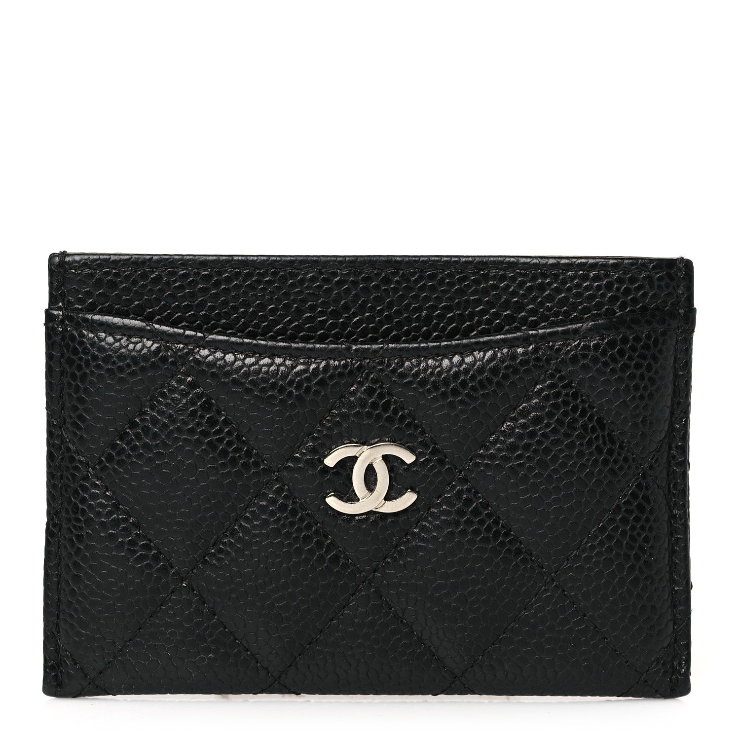 Chanel Caviar Quilted Card Holder Black 1 of 9