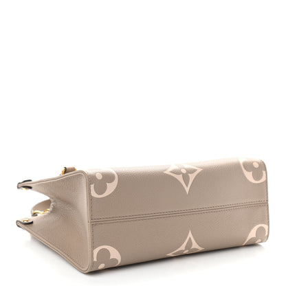 Louis Vuitton Empreinte Monogram Giant Onthego PM Tourterelle Creme 4 of 10