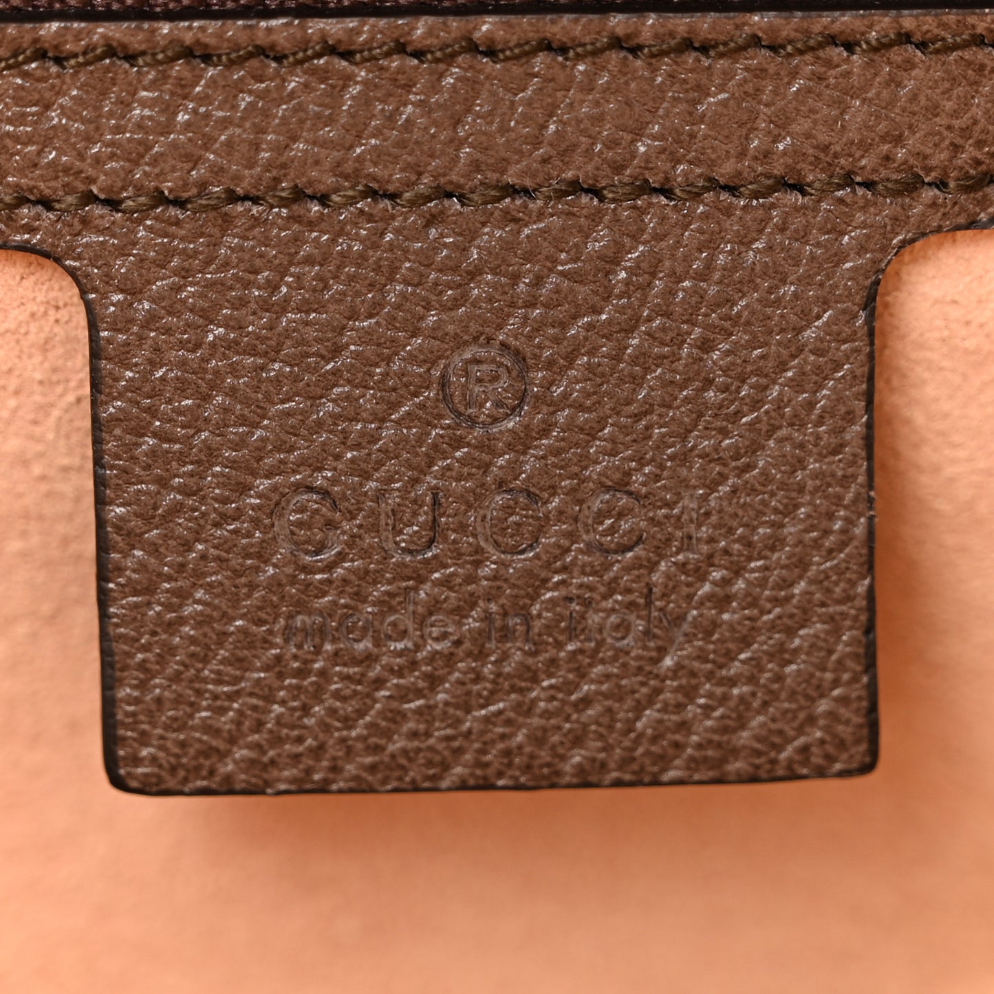 GG Supreme Monogram Web Small Ophidia Top Handle Shoulder Bag Brown