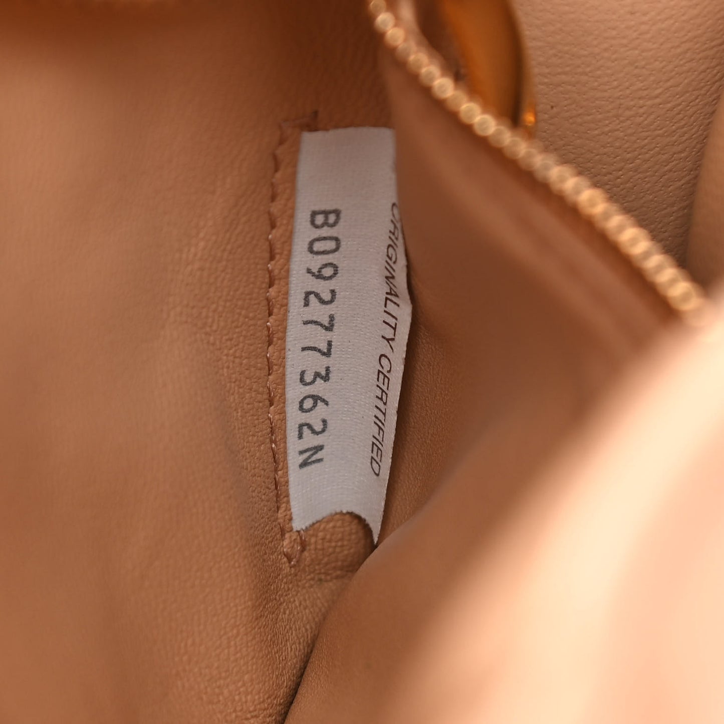 Lambskin Maxi Intreccio Padded Chain Cassette Crossbody Bag Almond
