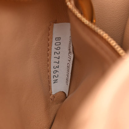 Bottega Veneta Lambskin Maxi Intreccio Padded Chain Cassette Crossbody Bag Almond 8 of 17