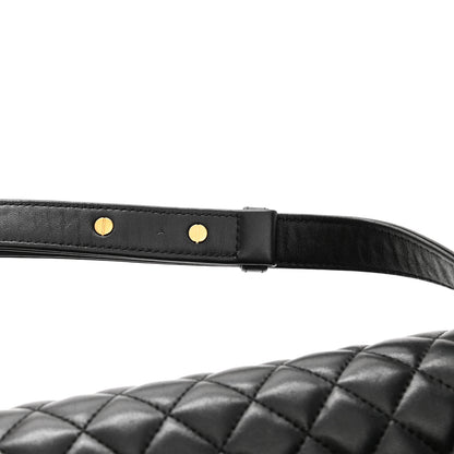 Chanel Lambskin Quilted Medium Boy Flap Black 14 of 15