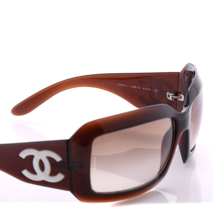 Chanel Mother of Pearl Sunglasses 5076 Brown 6 of 8
