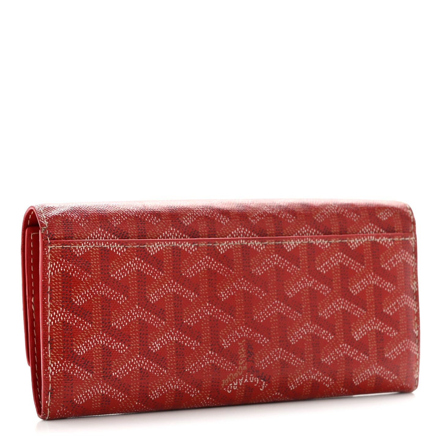 Goyardine Varenne Long Wallet Red