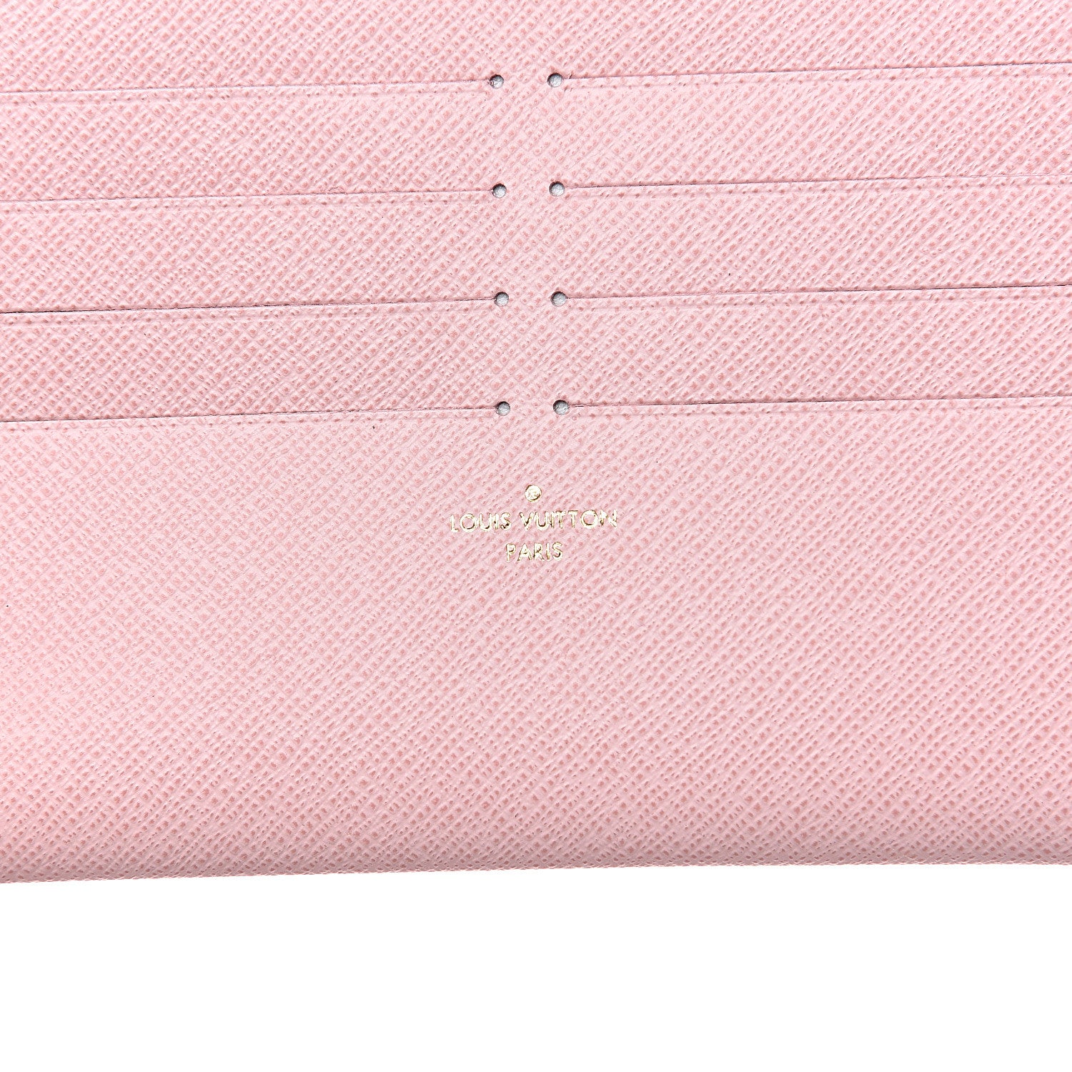 Louis Vuitton Damier Azur Pochette Felicie Chain Wallet Rose Ballerine 7 of 11