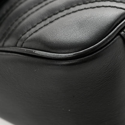 Gucci Calfskin Matelasse Small GG Marmont Shoulder Bag Black 12 of 17