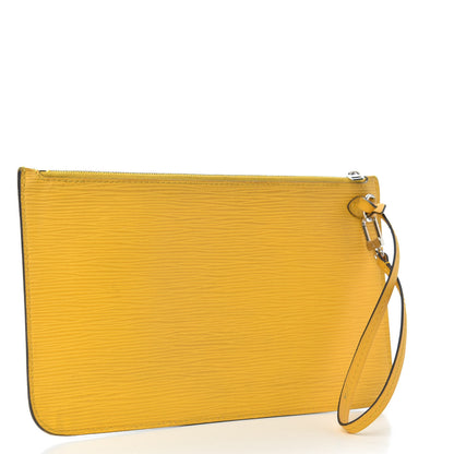 Louis Vuitton Epi Neverfull Pochette MM GM Mimosa 3 of 9