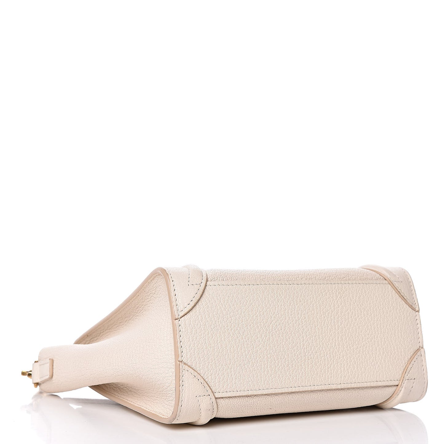 Goatskin Nano Luggage White