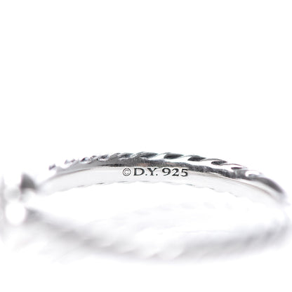 David Yurman Sterling Silver Diamond Quatrefoil Ring 49 4.75 4 of 4