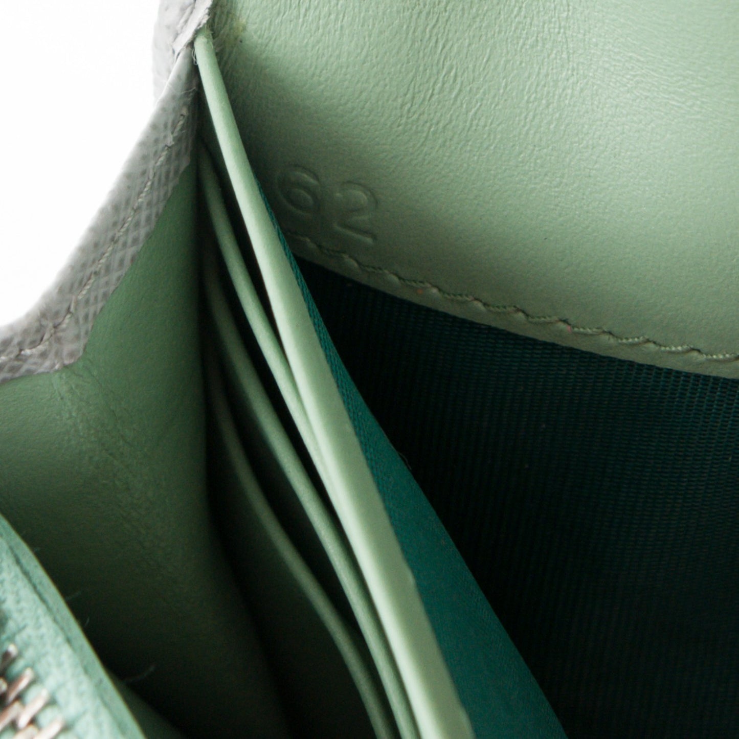 Saffiano Colour Continental Flap Wallet Granito Acquamarina