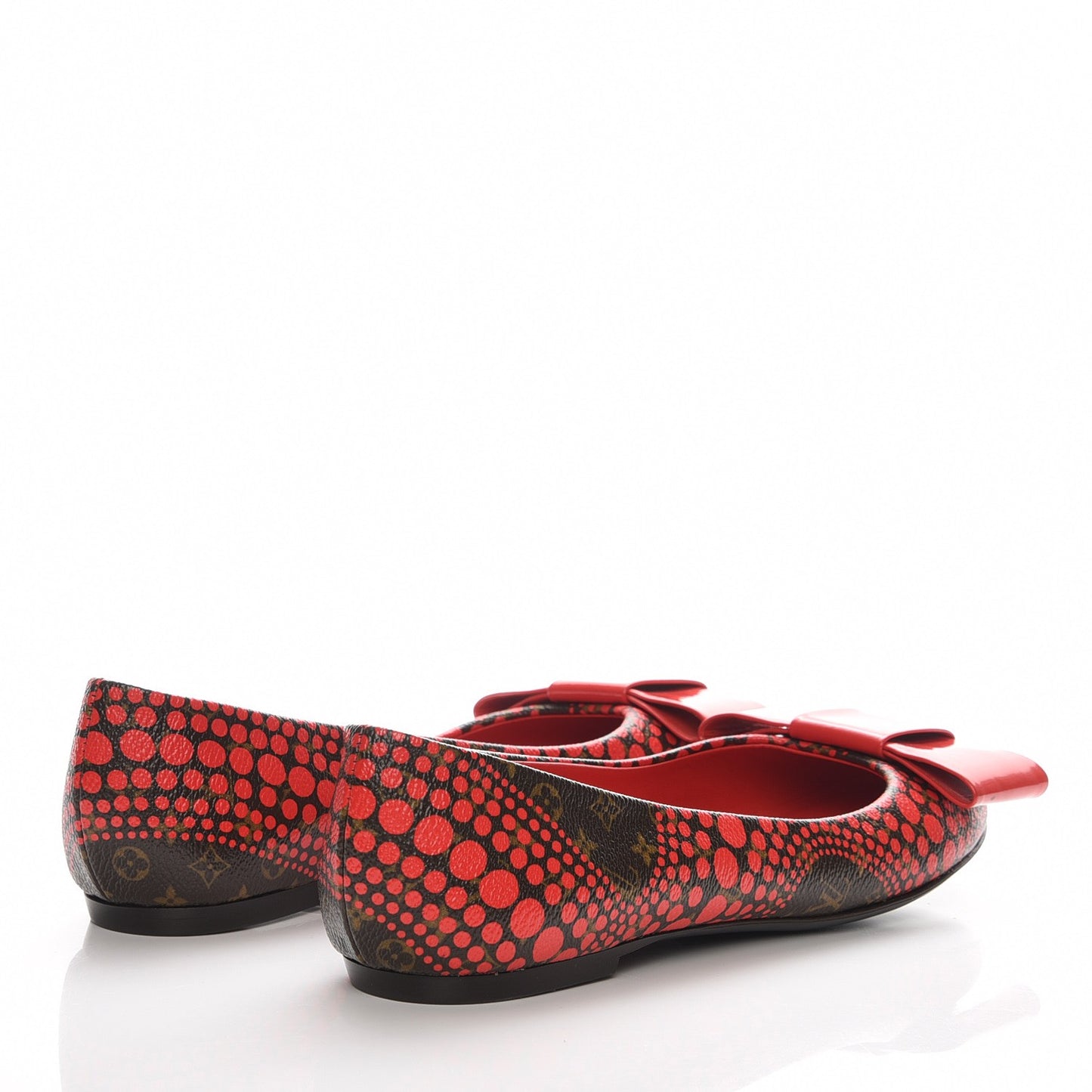 Monogram Kusama Town Flats 37 Red