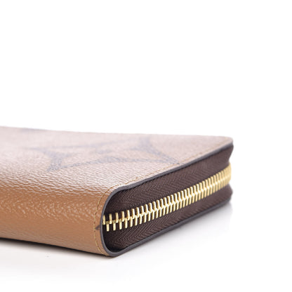 Louis Vuitton Reverse Monogram Giant Zippy Wallet 9 of 10