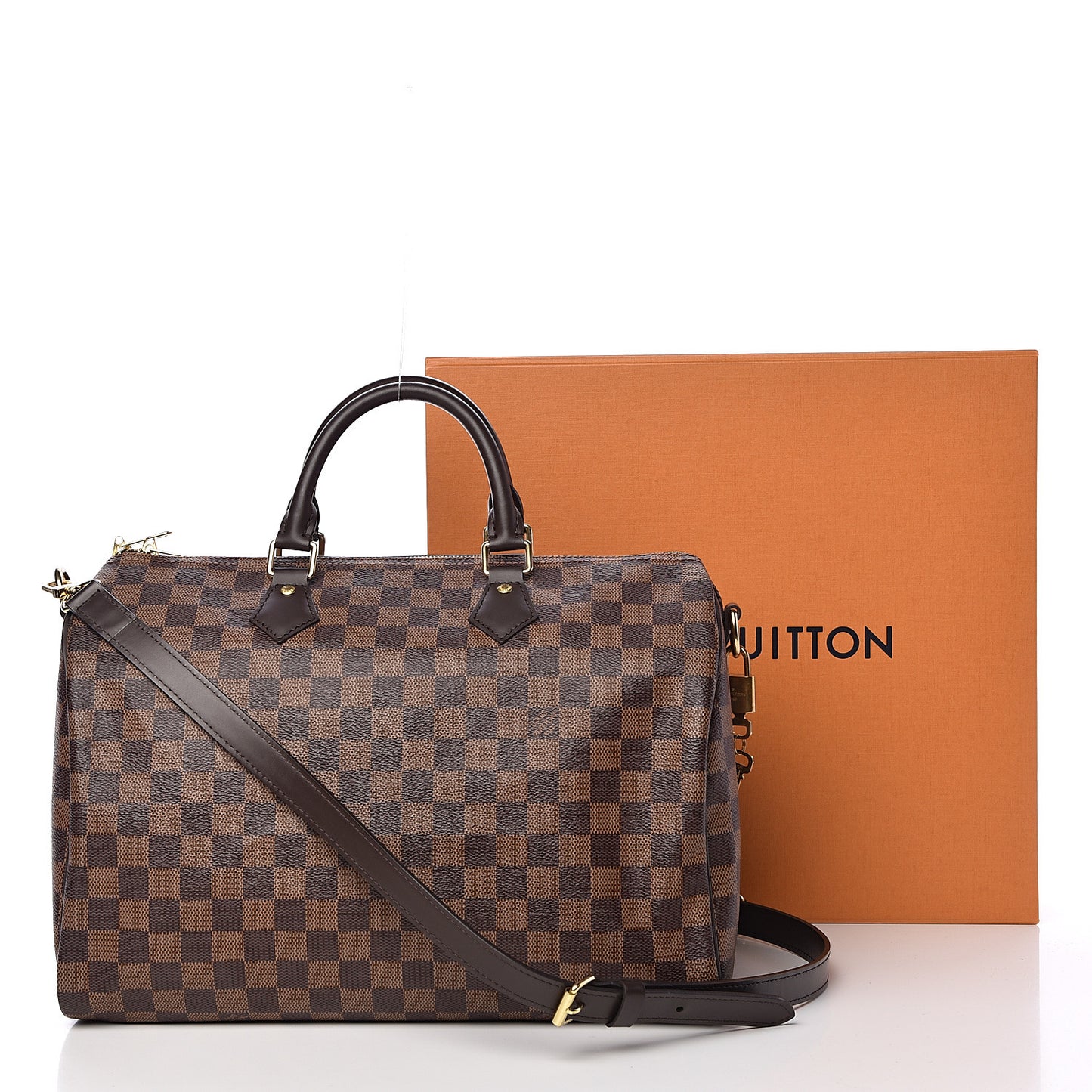Damier Ebene Speedy Bandouliere 35