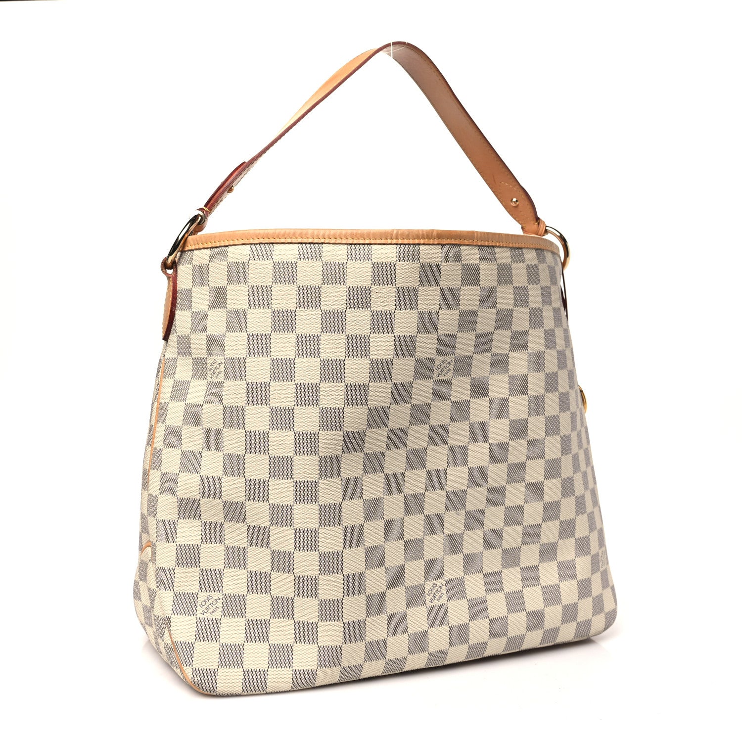 Louis Vuitton Damier Azur Delightful PM Rose Ballerine 3 of 12