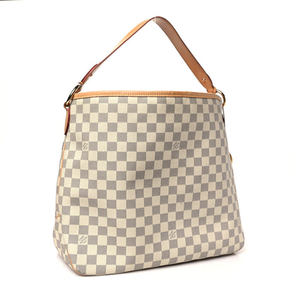 Louis Vuitton Damier Azur Delightful PM Rose Ballerine 3 of 12