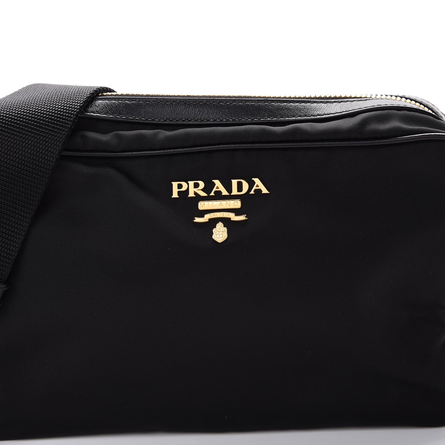 Nylon Tessuto Vela Crossbody Bag Black