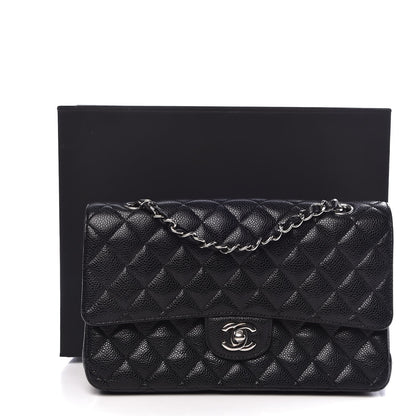 Chanel Caviar Quilted Medium Double Flap Black 8 of 8