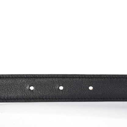 Hermes Swift Epsom 24mm H Belt 75 Black Gold 4 of 9