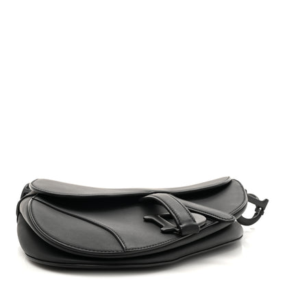 Christian Dior Ultra Matte Calfskin Saddle Bag Black 4 of 13