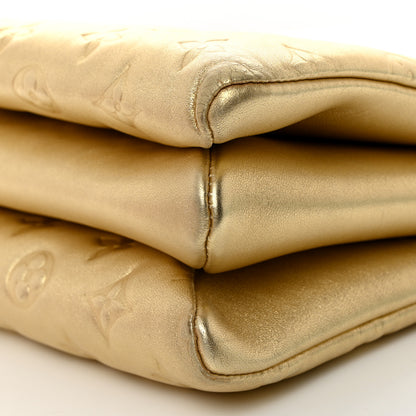 Louis Vuitton Lambskin Embossed Monogram Coussin PM Gold 11 of 11