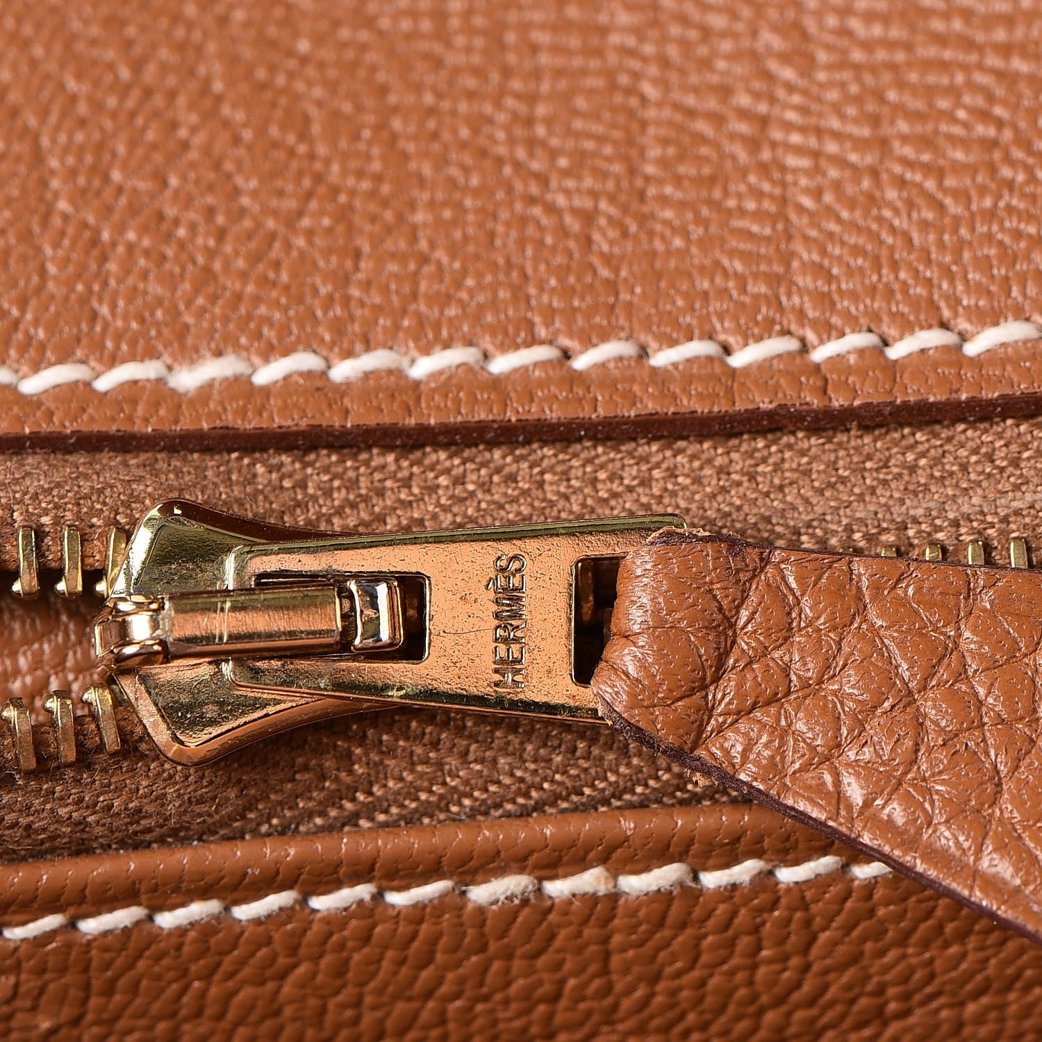 Hermes Taurillon Clemence Birkin 35 Gold 10 of 34