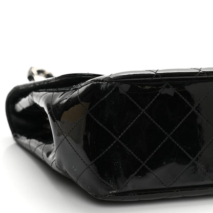 Chanel Patent Quilted Jumbo Single Flap Black 9 of 12