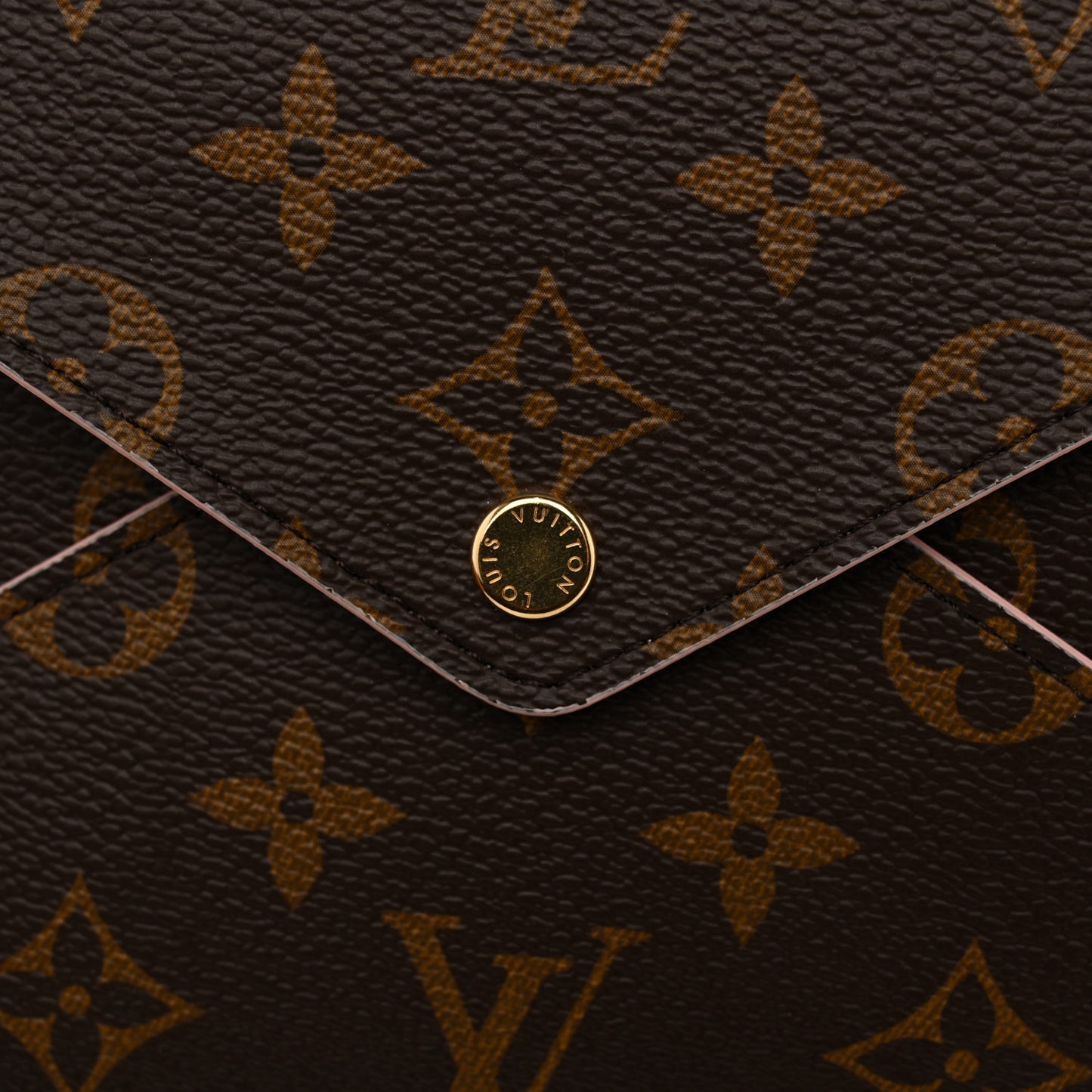 Monogram Large Kirigami Pochette Insert Rose Ballerine