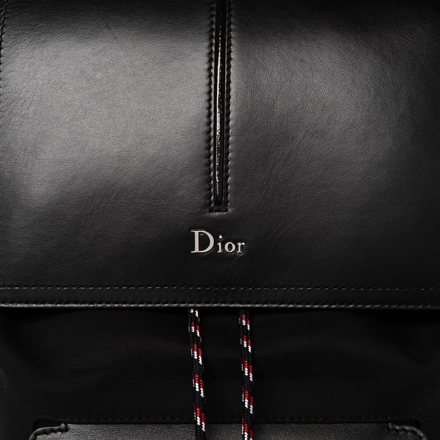 Christian Dior Calfskin Nylon Motion Backpack Black 8 of 15