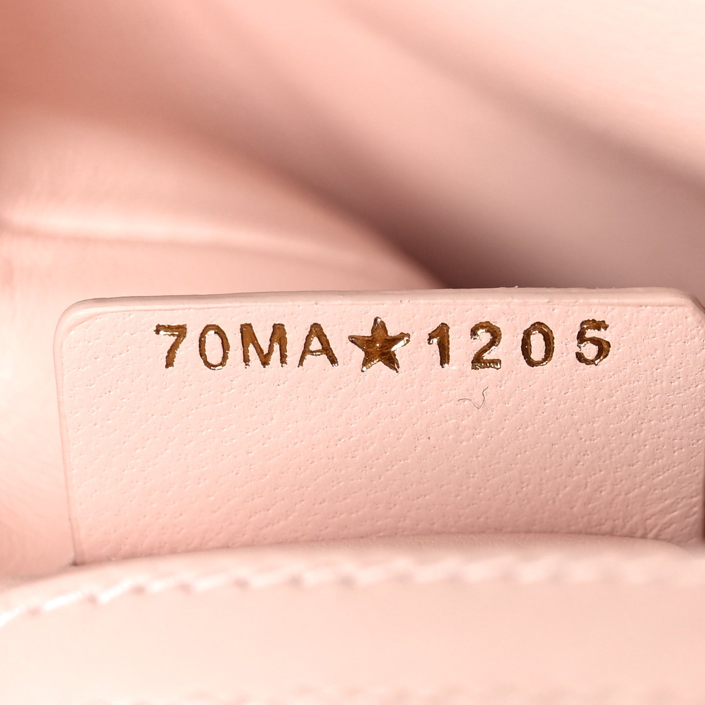 Lambskin Cannage Mini Jolie Top Handle Bag Powder Pink