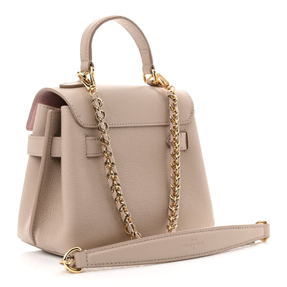 Louis Vuitton Soft Calfskin Mini Lockme Ever Greige 3 of 8