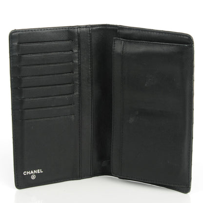 Chanel Patent Quilted Brilliant Yen Wallet Black 5 of 8