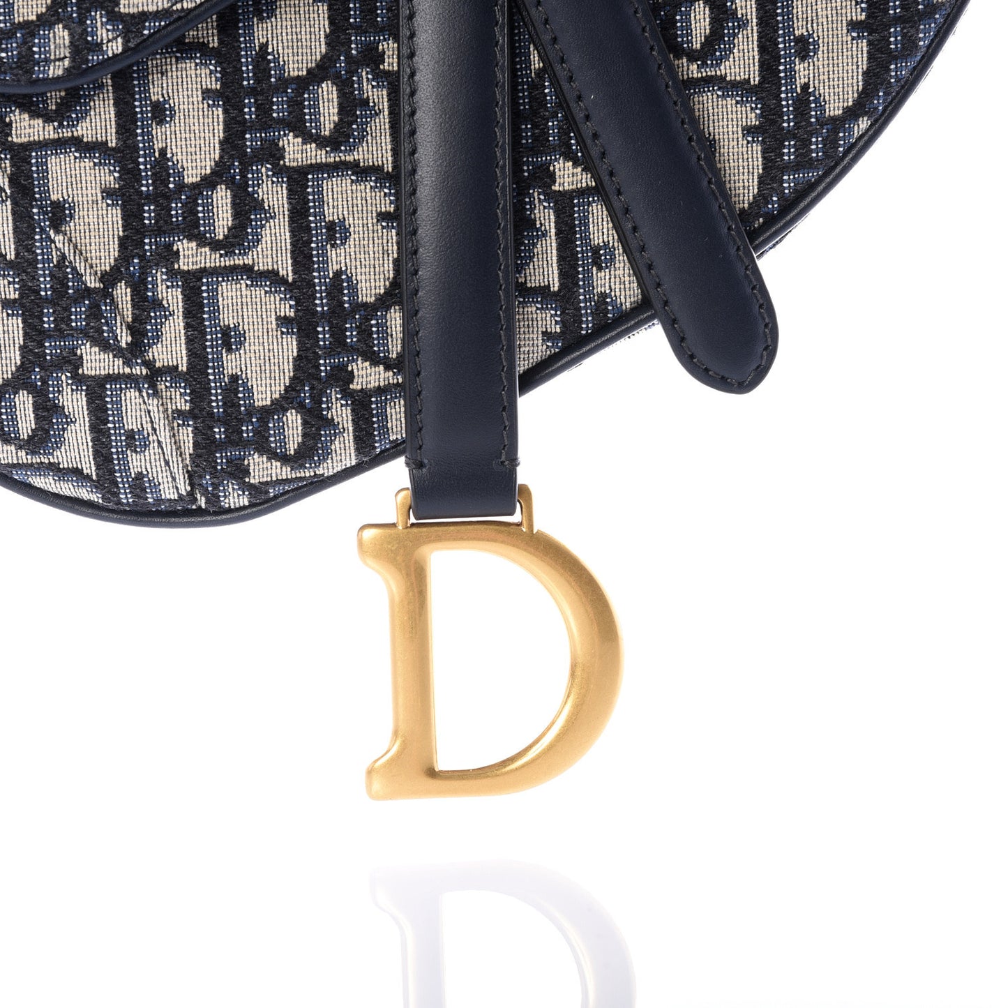 Oblique Mini Saddle Bag Blue