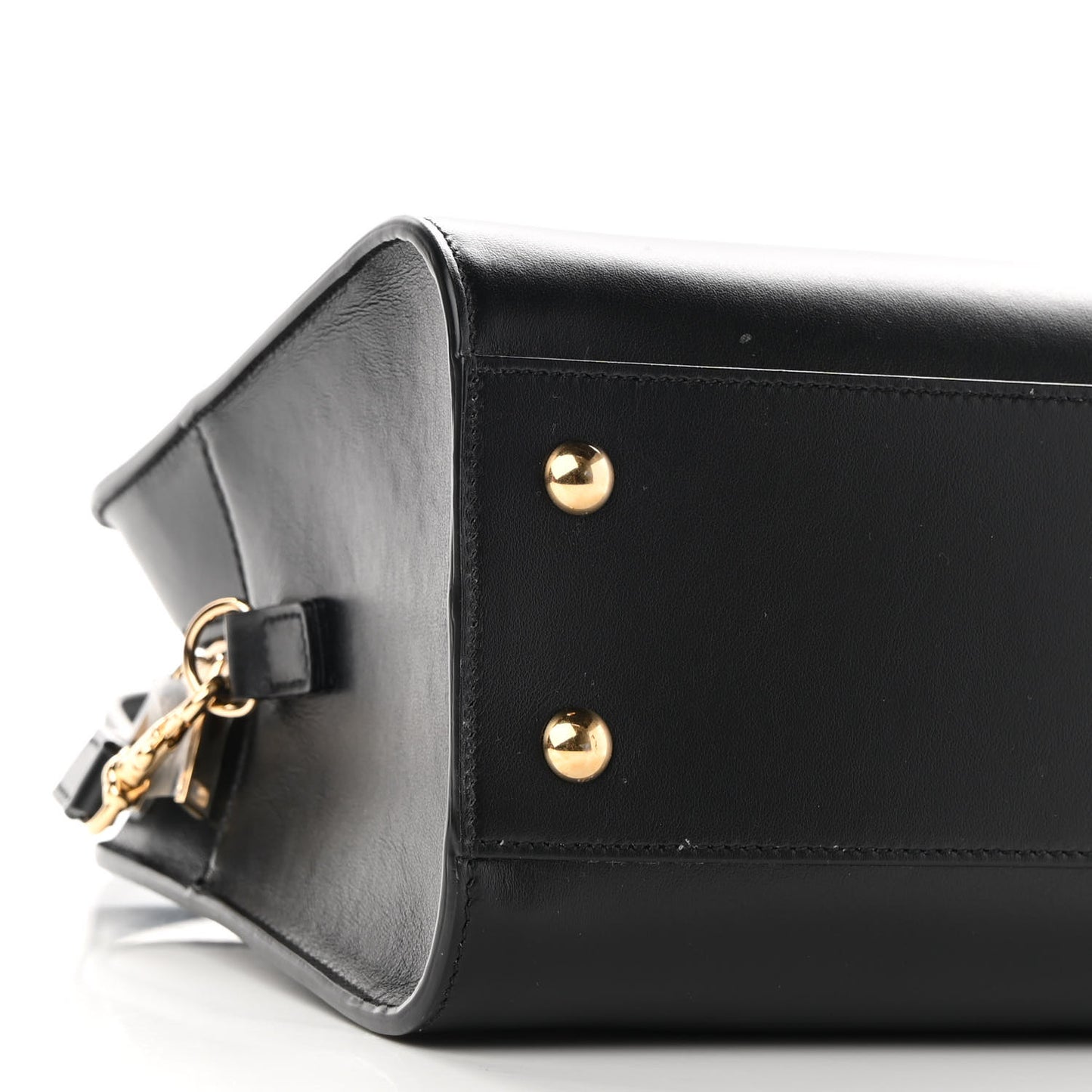 Calfskin Monogram Baby Cabas Black
