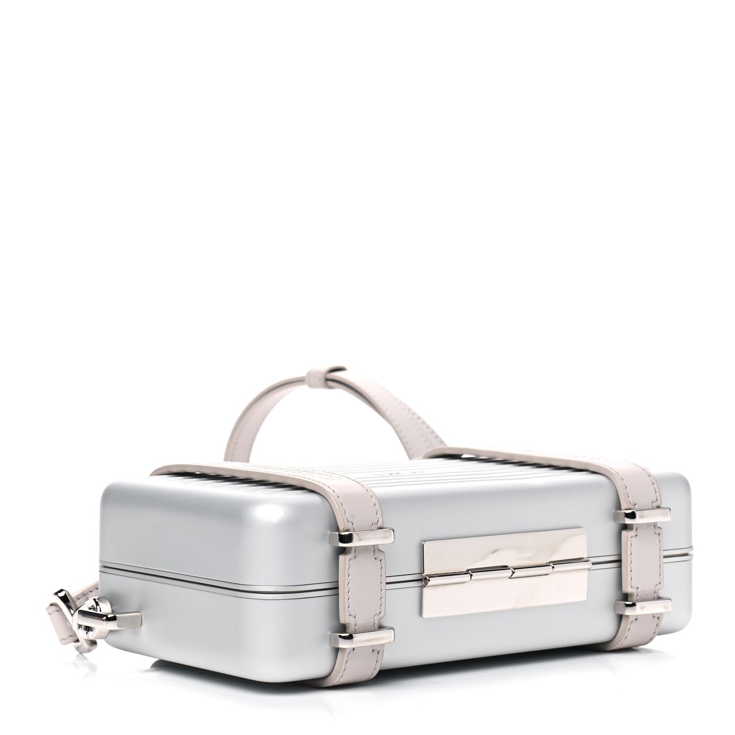 Christian Dior X RIMOWA Aluminum Personal Clutch On Strap Silver 4 of 13