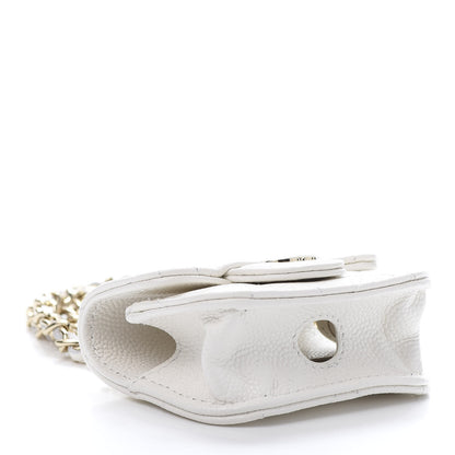 Chanel Caviar Quilted Airpods Pro Case White 4 of 8