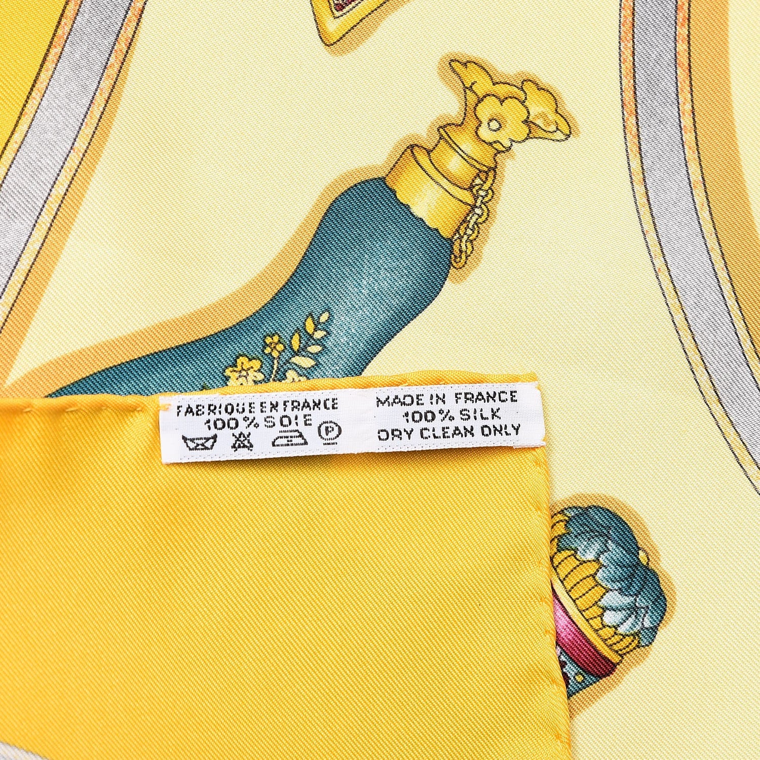 Hermes Silk Qu'Importe Le Flacon Scarf 90 6 of 6